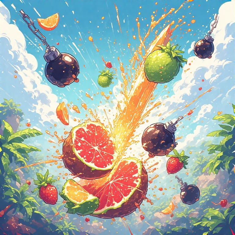 Фрукты и бомбы