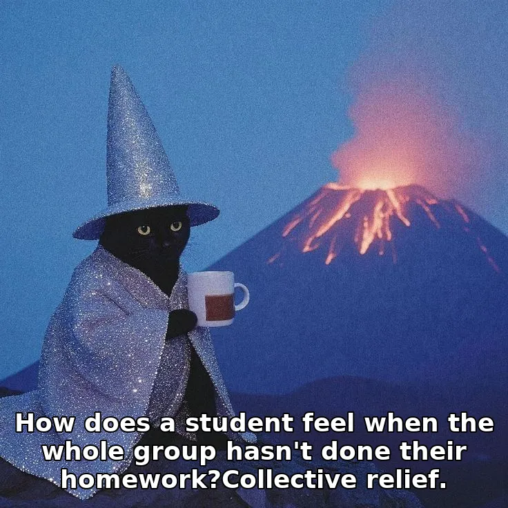 How does a student feel when the whole group hasn't done their homework?Collect…