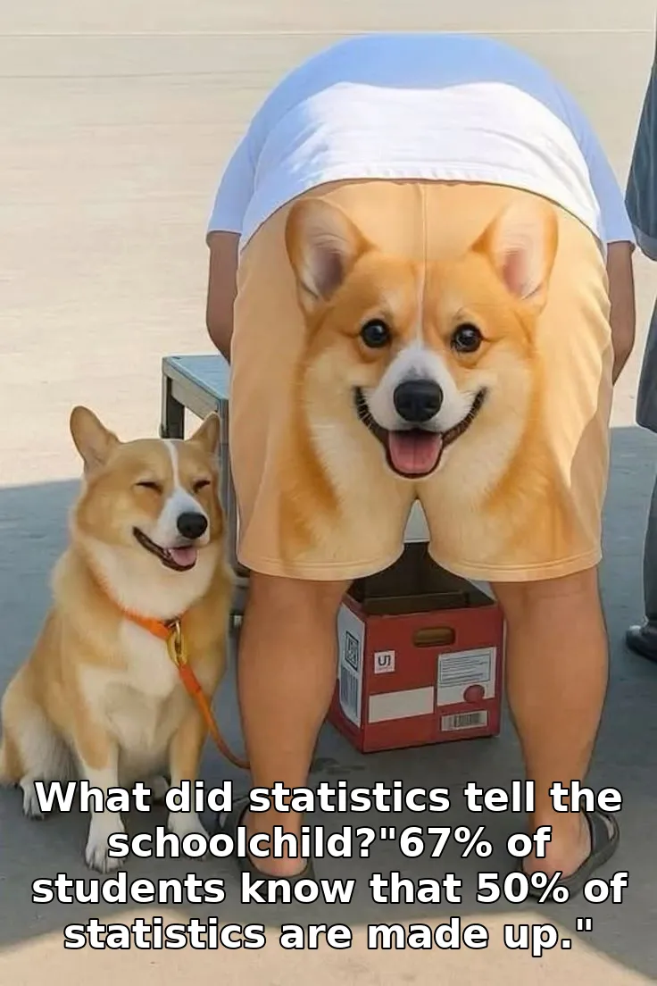What did statistics tell the schoolchild?"67% of students know that 50% of stat…