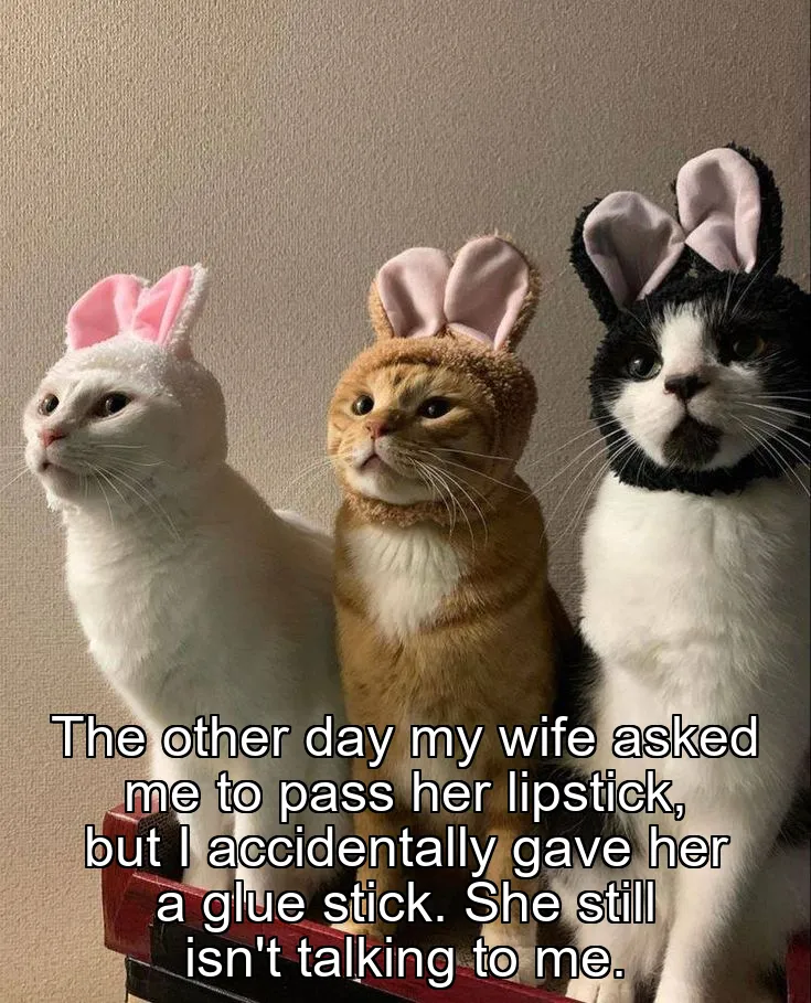 The other day my wife asked me to pass her lipstick, but I accidentally gave he…
