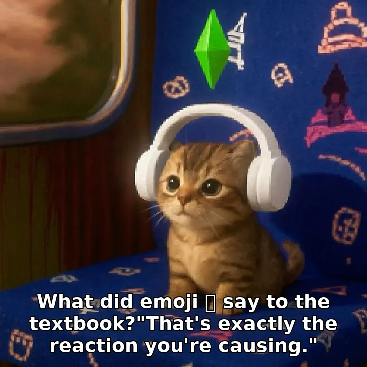 What did emoji 🤔 say to the textbook?"That's exactly the reaction you're causing."