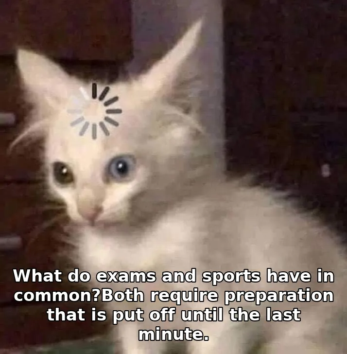 What do exams and sports have in common?Both require preparation that is put of…